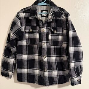 Boys Gap Kids Insulated Plaid Flannel Jacket